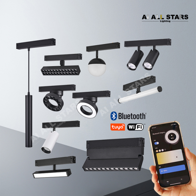 220V Interior decoration magnetic spotlight manufacturer
