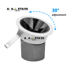 AS9114 Commercial Embedded LED Downlight – Smart Control & Adjustable Beam Angle | Wholesale Factory Lighting