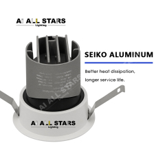 AS9114 Commercial Embedded LED Downlight – Smart Control & Adjustable Beam Angle | Wholesale Factory Lighting