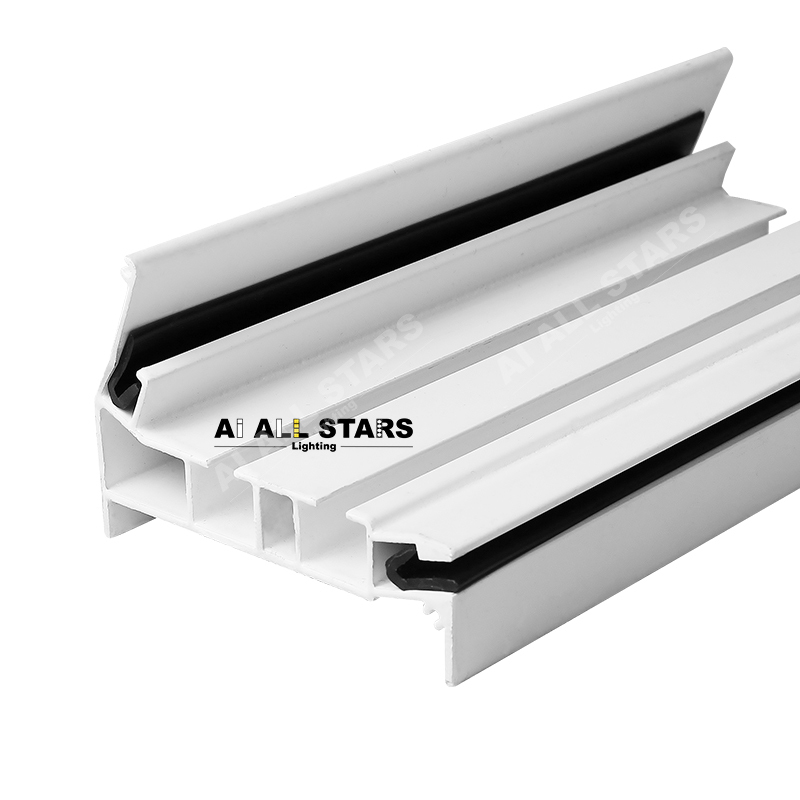 Curtain stretch ceiling aluminum material