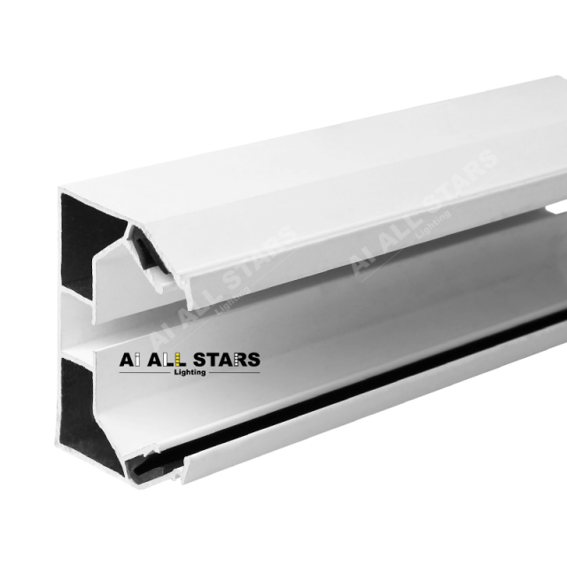 AS-SCP15 Short Delivery Stretch Ceiling Aluminum Profile for Hidden Curtain Tracks