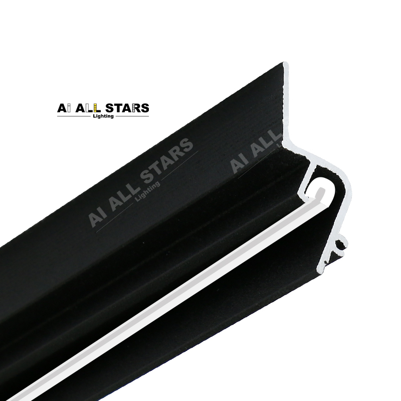 Commercial wall stretch ceiling profile
