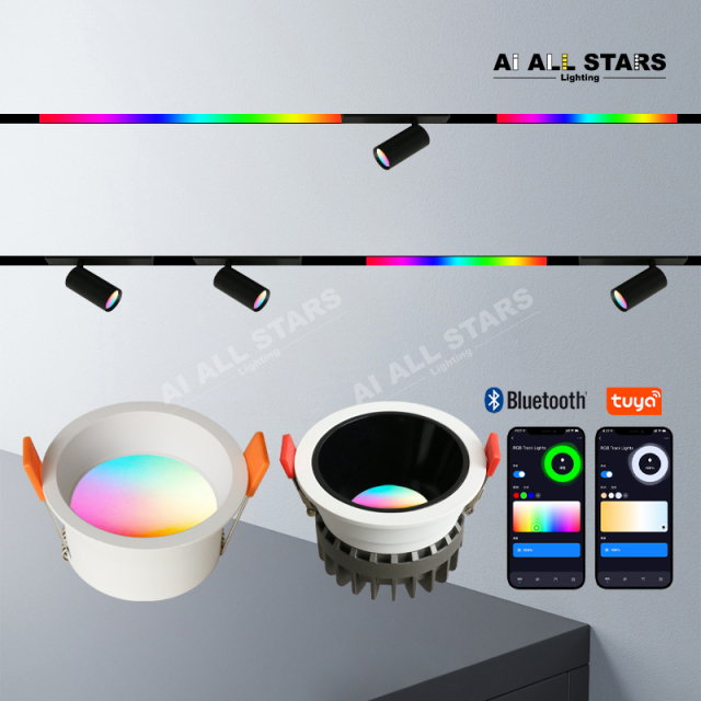 220V RGB CW LED Magnetic Track Light