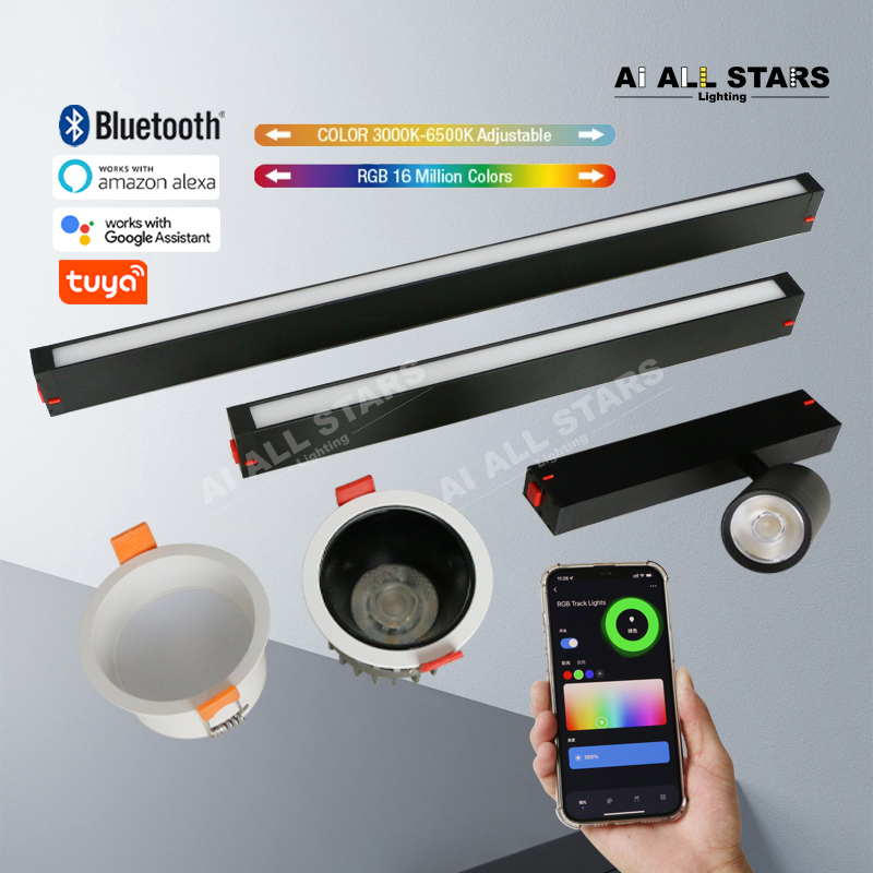 wifi control rgbcw smart lighting
