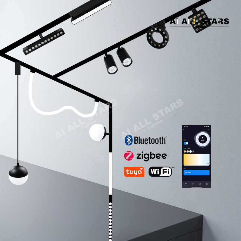 remote control magnetic track lighting