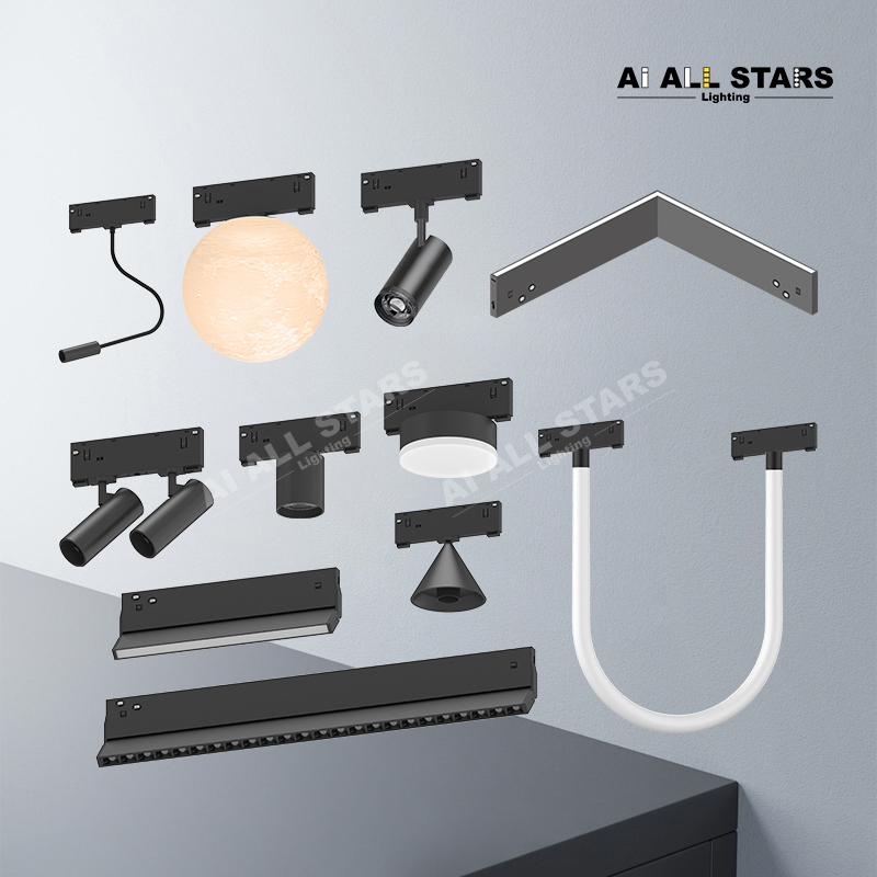 Hotel commercial use magnetic track light