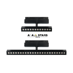 48V 20mm Commercial Anti Glare COB Aluminum Magnetic Adjusting Grile Light-Series