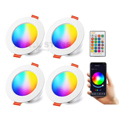AS9202 Latest Design  Bluetooth Smart RGB Surface Mount Downlight