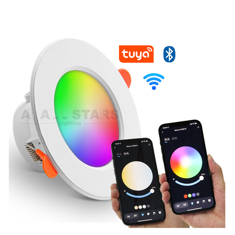 AS9202 Latest Design  Bluetooth Smart RGB Surface Mount Downlight