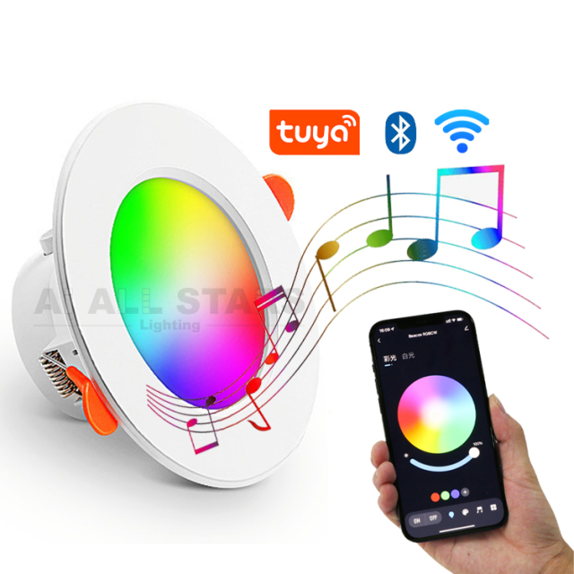 AS9202 Latest Design  Bluetooth Smart RGB Surface Mount Downlight