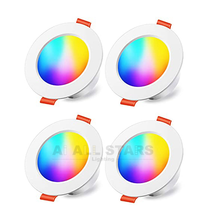 AS9202 Latest Design  Bluetooth Smart RGB Surface Mount Downlight