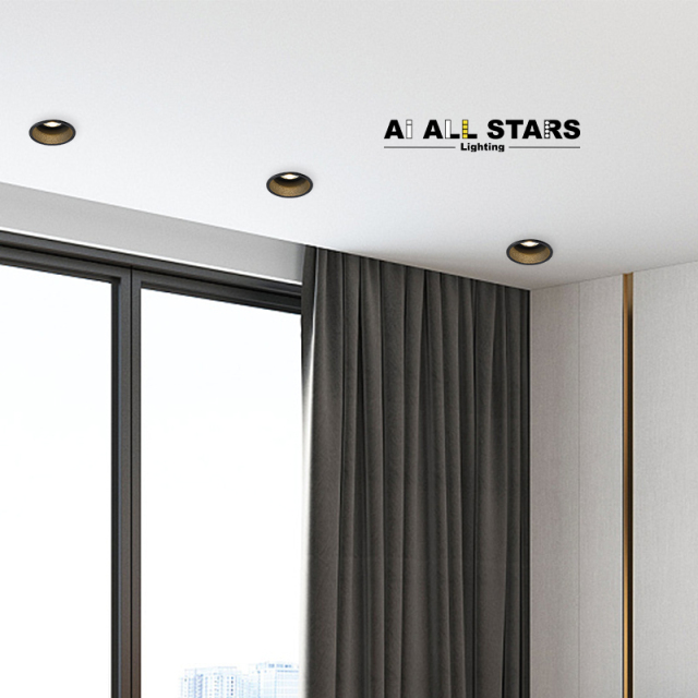 AS-9152 355° Horizontal Rotation Recessed Mounted Led Spotlight