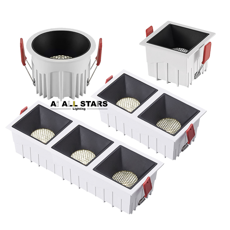 AS-9138 OEM&ODM Interior Design Honeycomb Cover Anti Glare Led Spotlight