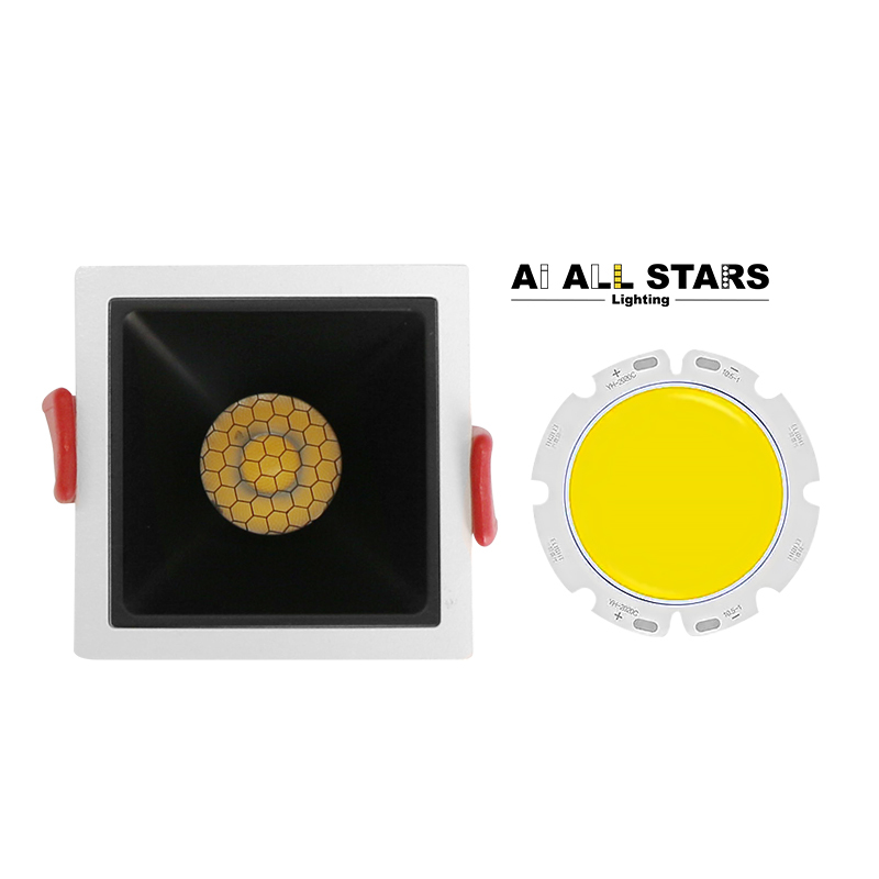 AS-9138 OEM&ODM Interior Design Honeycomb Cover Anti Glare Led Spotlight