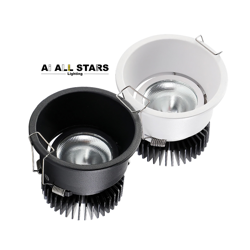 AS-9152 355° Horizontal Rotation Recessed Mounted Led Spotlight