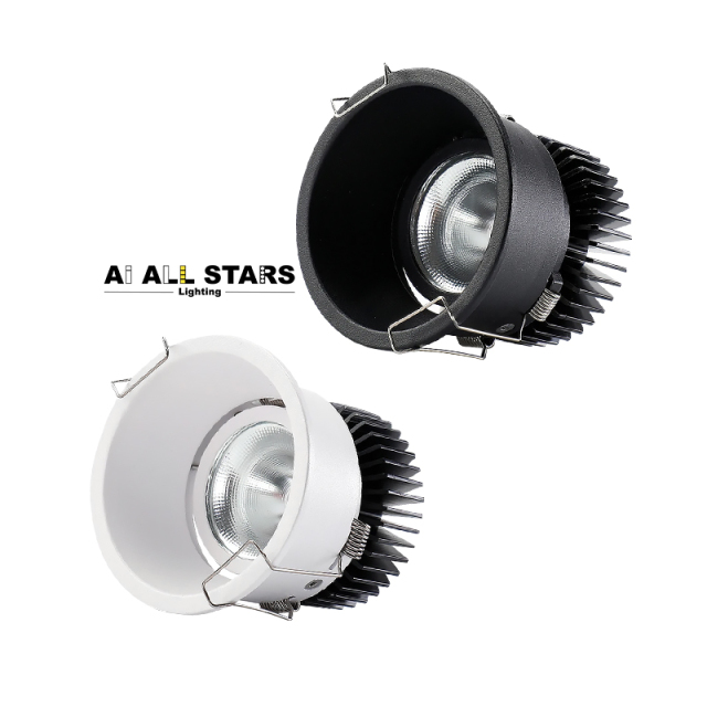 AS-9152 355° Horizontal Rotation Recessed Mounted Led Spotlight