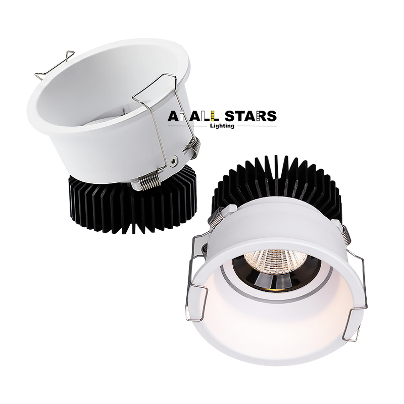 AS-9152 355° Horizontal Rotation Recessed Mounted Led Spotlight