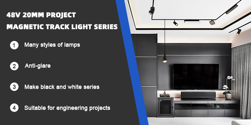 48V Project Intelligent System Magnetic Focust Spot Light Series