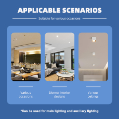 Commercial Ceiling Surface Mounted GX53 Downlight Housing