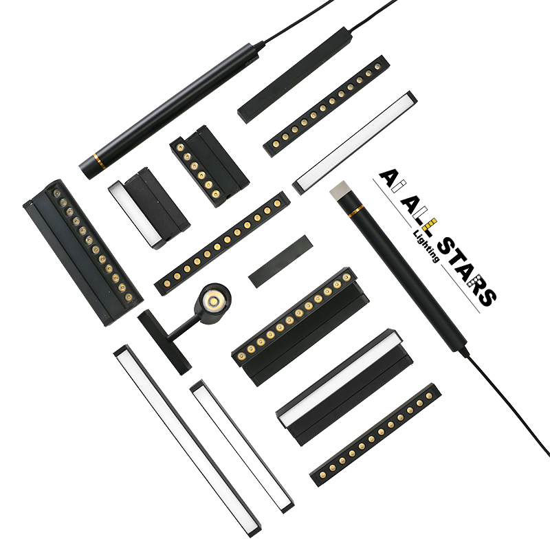 Commercial Project 48V 5mm Ultra-Thin Magnet Track Light