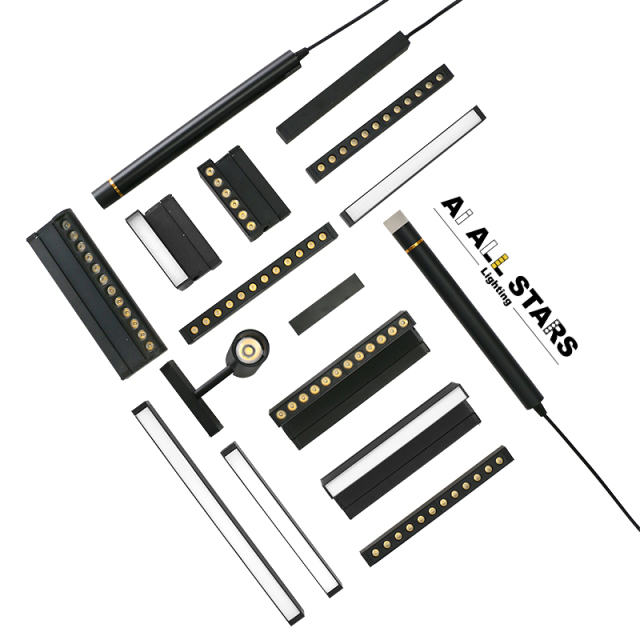 Commercial Project 48V 5mm Ultra-Thin Magnet Track Light