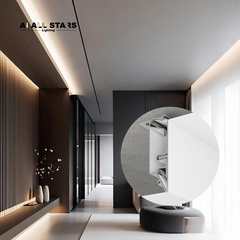 AS-S27 Custom Easy Install Wall Stretch Ceiling Profile