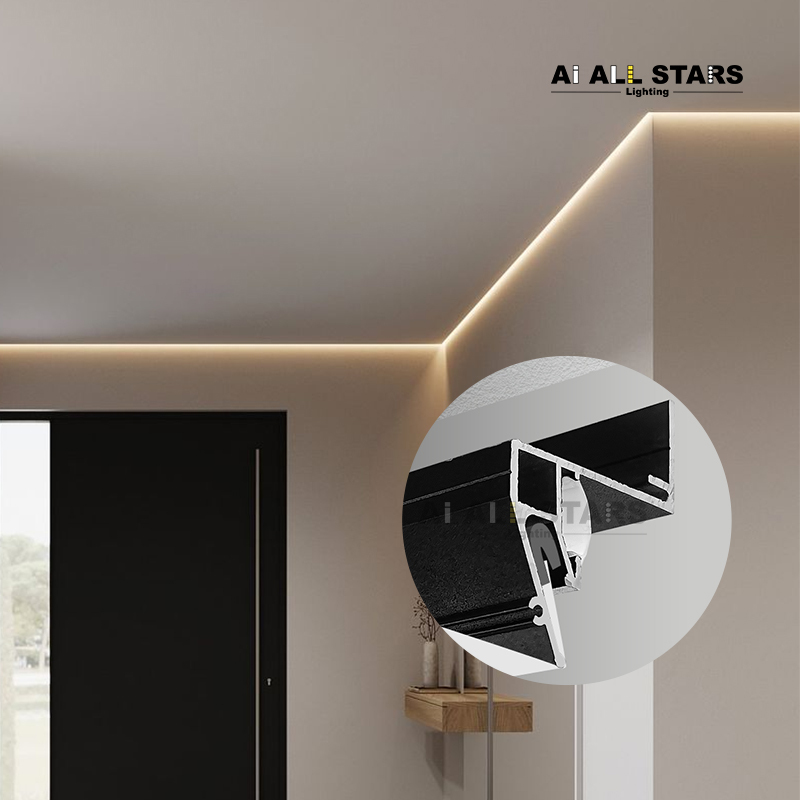 Simple style Light Strip Stretch Ceiling Profile