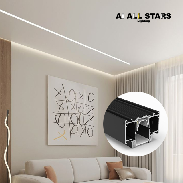 Durable led strip Stretch Ceiling Aluminum Material
