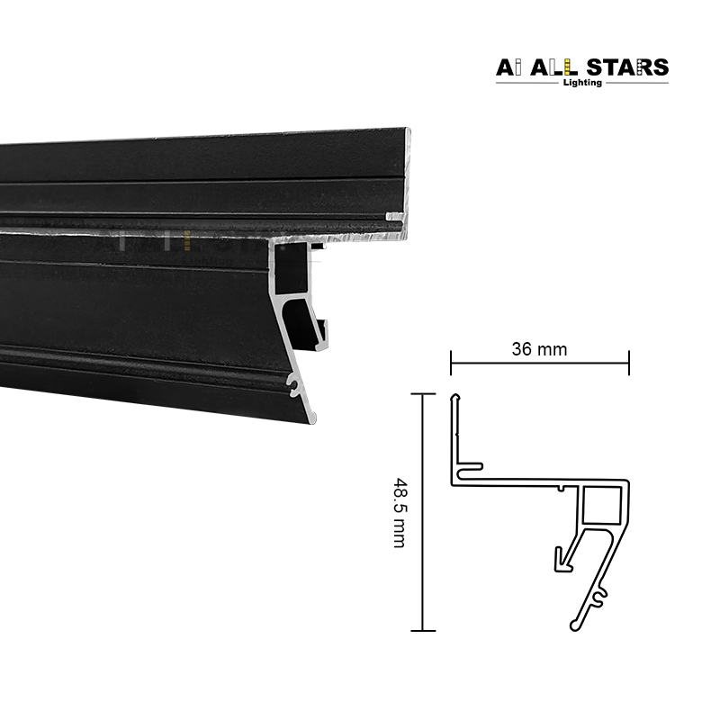 durable Led Strip Stretch Ceiling Profile