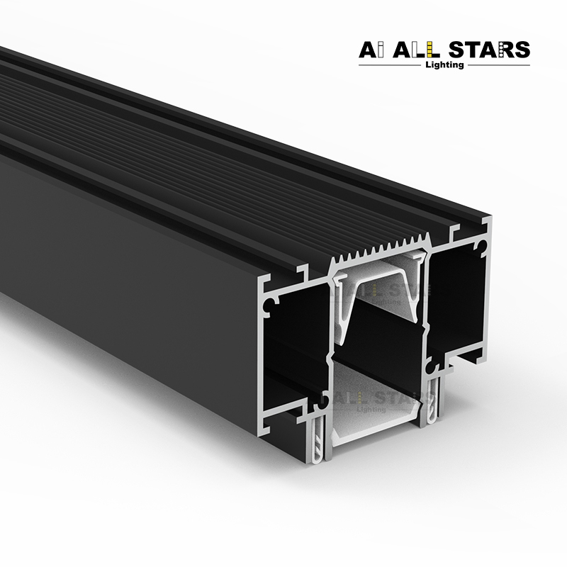 AS-D14 Durable PVC Ceiling Lighting Stretch Ceiling Profile