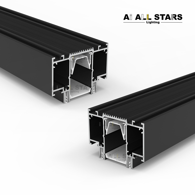 AS-D14 Durable PVC Ceiling Lighting Stretch Ceiling Profile