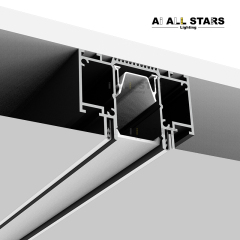 AS-D14 Durable PVC Ceiling Lighting Stretch Ceiling Profile