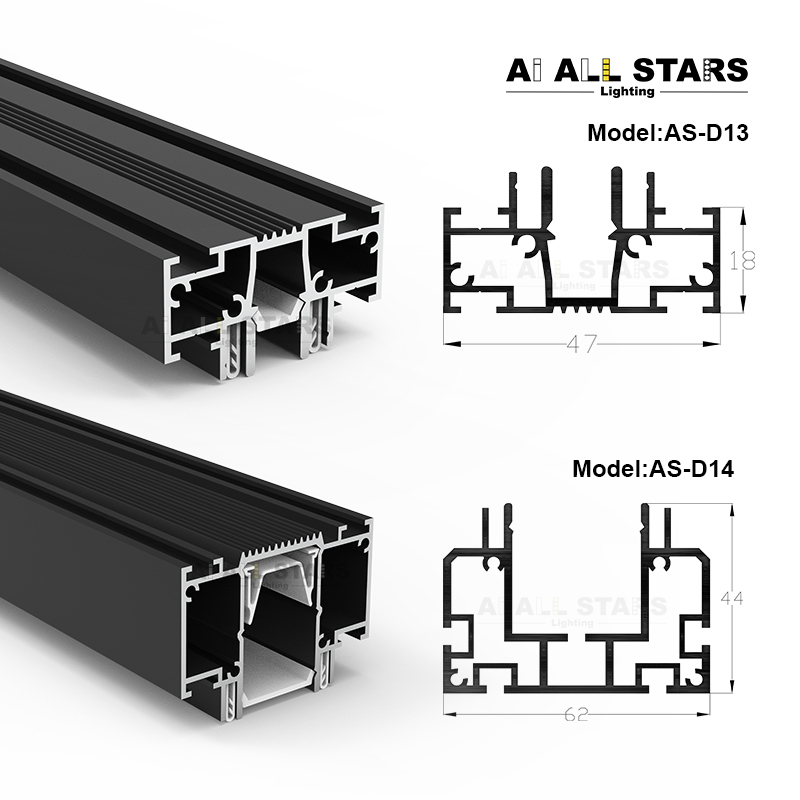 AS-D13 High-end Float Iight Ceiling Stretch Ceiling Profile