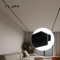 AS-S26 Hotel Seamless Ceiling Wall Stretch Ceiling Profile