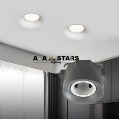 Recessed Install Gu10 Downlight Housing For Stretch Ceiling
