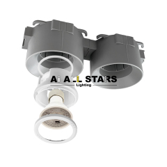 Recessed Install Gu10 Downlight Housing For Stretch Ceiling