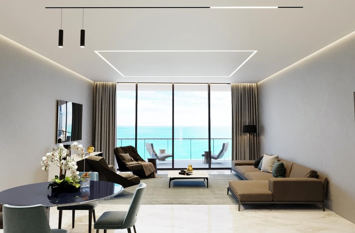 villa ceiling decoration stretched ceiling aluminum profiles