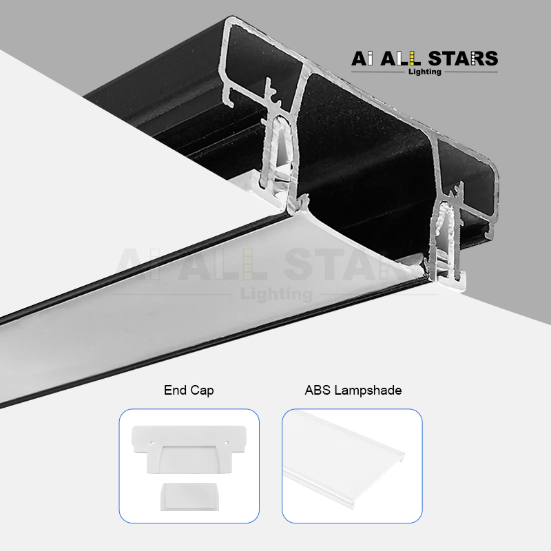 AS-D18 Time-saving Easy Install Led Stretch Ceiling Profile