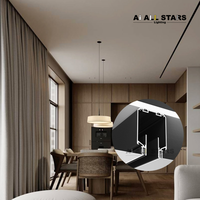 indoor use Modern Stretch Ceiling Slotted Linear Diffuser
