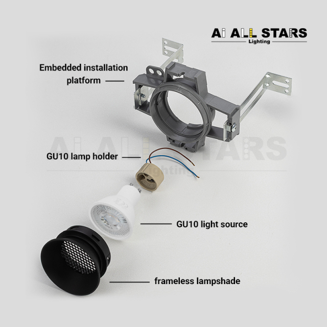 Frameless Seamless Design Light Housing For Suspended Ceiling