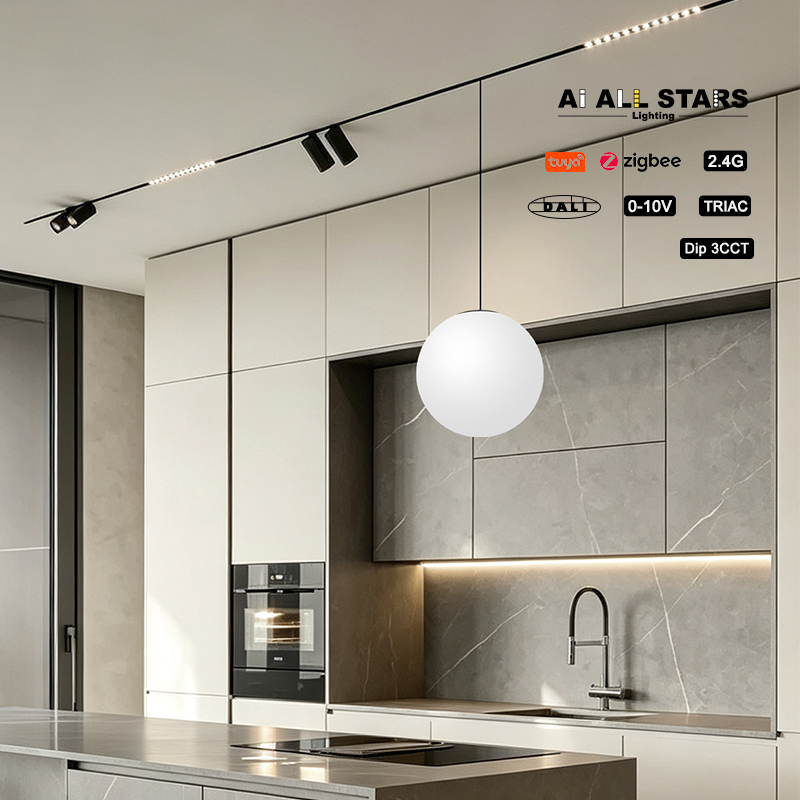 Modren Indoor Lighting Design 4wire Magnetic Line Floodlight