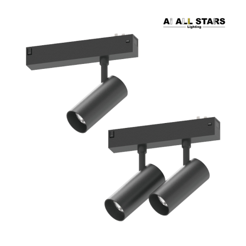 25mm Magnetic Round Poles Track Light Without Transformer