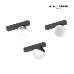 Living Room Simple Design Double Layered Glass Ball Light