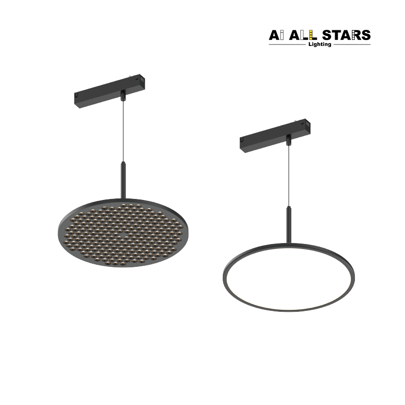 Support Length Adjustment Hoisting-ultrathin Grille Spotlight