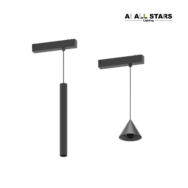Anti Glare Hoisting-Straight Cylinder Triangle Pendant Light