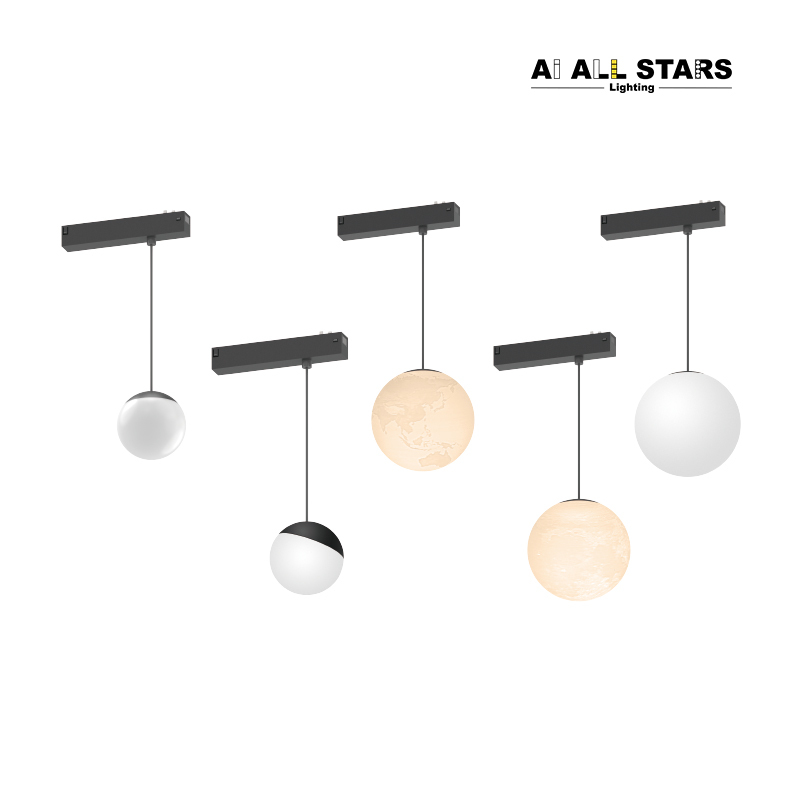 Acrylic Lunar Eclipse Soft Moon Modern Pendant Light