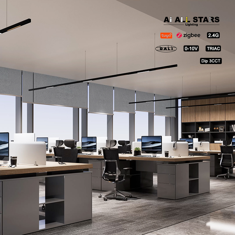 office 4-wire magnetic track lighting