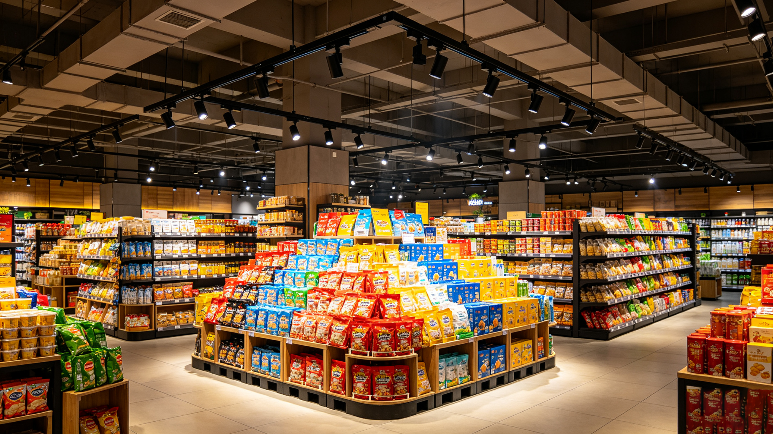 High CRI Supermarket track lighting solutions