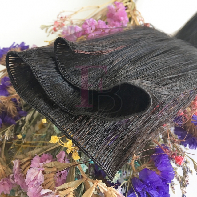 #2 Darkest Brown Hand Tied Weft