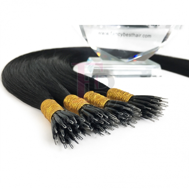 #1 Jet Black Nano Ring Hair